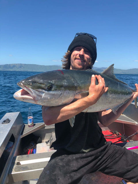 Chris and his buddies are smashing the kingis with the pink colours - OK.fish
