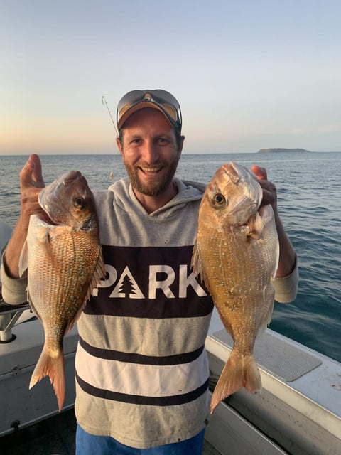 Great evening out catching pannies with Andrew - OK.fish