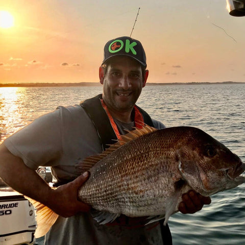 Tony with a beaut snapper from the far north - OK.fish