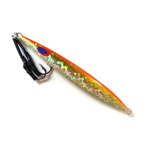 Big Tezz Speed Jig. 100G / Ranfurly (Orange/gold) Holo Mechanical Jigs