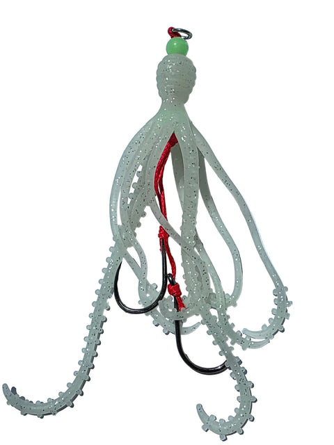 Fishing lure on a light gray background