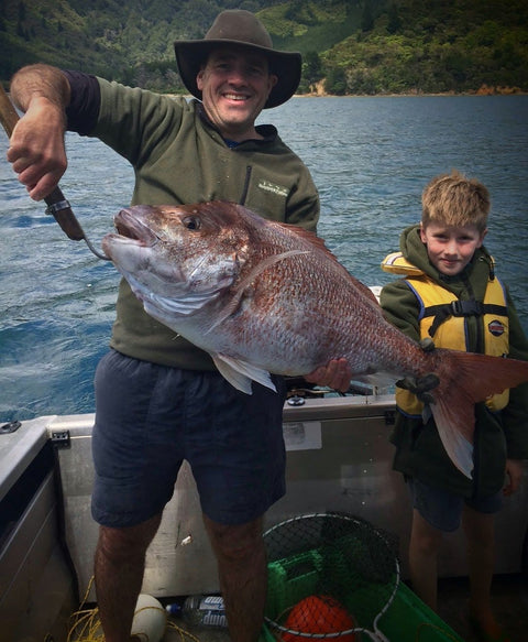 9 kg/20 lb Snapper caught on Mouskouri Inchiku Jig