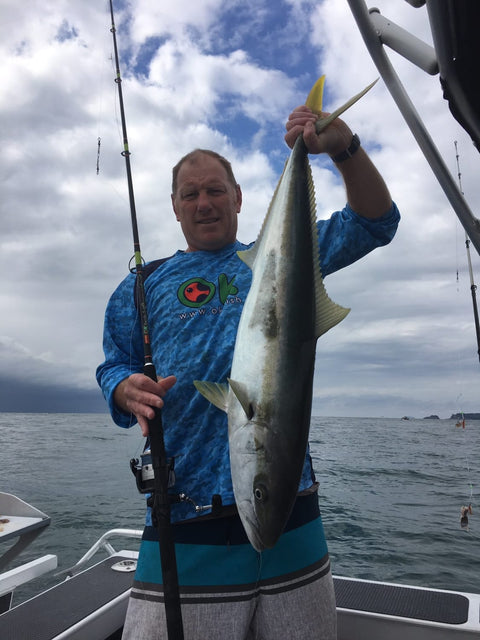 Grant with a nice 92cm  Coromandel kingfish - OK.fish