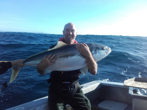 Stu and his first ever Kingi and its a cracker - OK.fish