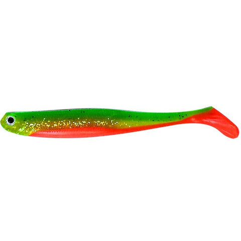 Dank Meme - Paddle Tails 100Mm / Larrikin Green/orange