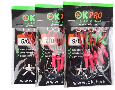 Ok-Pro Jig Assist Hooks Fishing